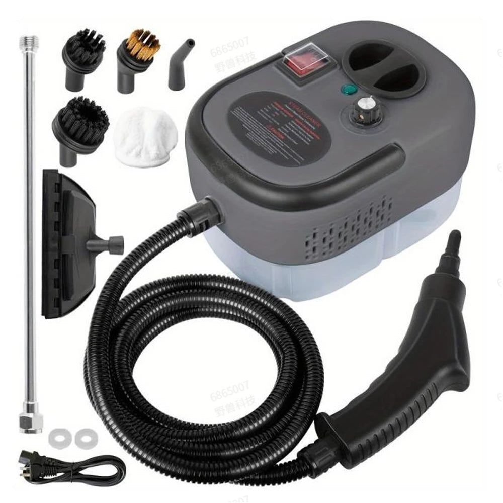 2500W Portable Handheld Steam Cleaner with Accessories – High-Temperature, 110V US Plug