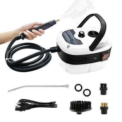 2500W Portable Handheld Steam Cleaner with Accessories – High-Temperature, 110V US Plug