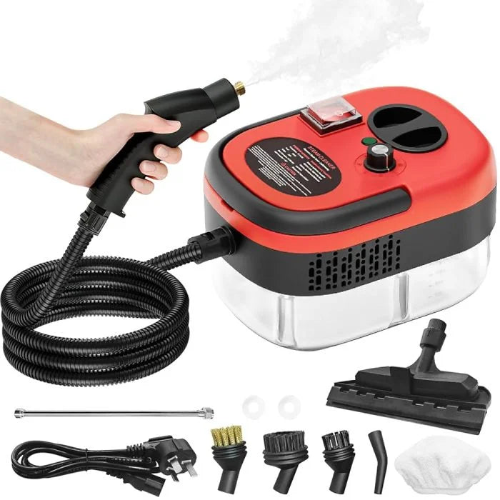 2500W Portable Handheld Steam Cleaner with Accessories – High-Temperature, 110V US Plug